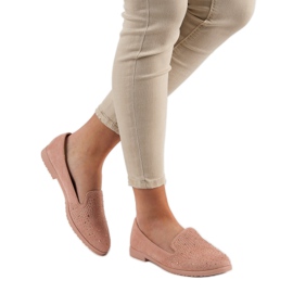 Pulverherrar med kristaller rosa 1