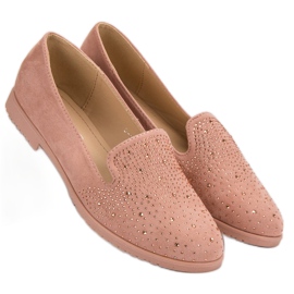 Pulverherrar med kristaller rosa 2