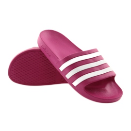 Adidas Adilette Aqua F35536 tofflor vit rosa 4