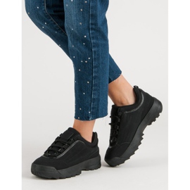 Sneakers på plattformen svart 1