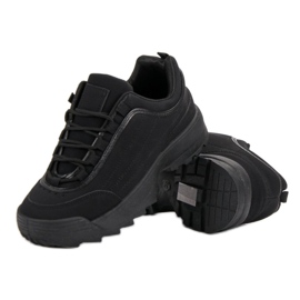 Sneakers på plattformen svart 2