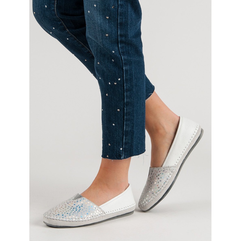 Filippo Vit läder Slip On sneakers 1