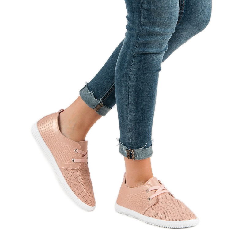 Super Mode Klassiska rosa skor 2