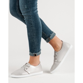 Super Mode Klassiska grå skor 1