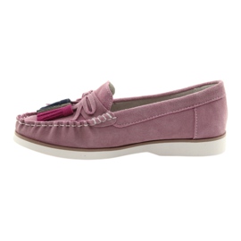 Bekväma damloafers Filippo 641 rosa 2