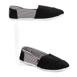 Slip On Light Sneakers vit svart 2