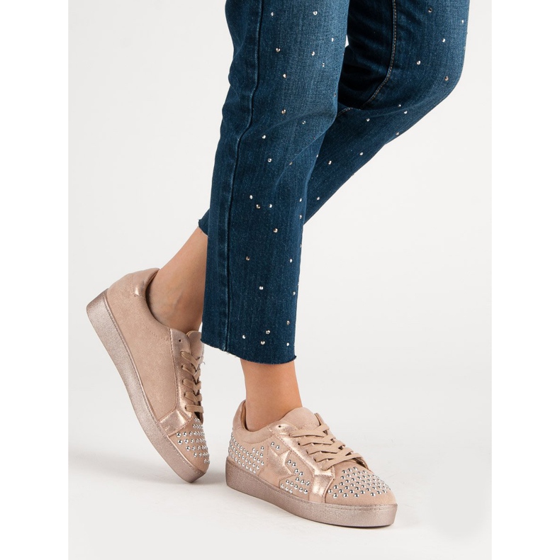 Bestelle Sportskor med strass rosa 2