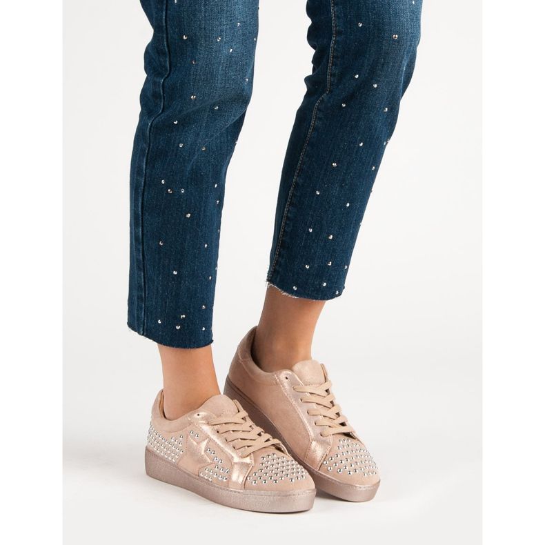 Bestelle Sportskor med strass rosa 1