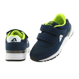 American Club BS09 marinblå lädersula grön 4