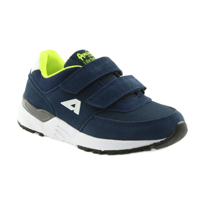 American Club BS09 marinblå lädersula grön 1