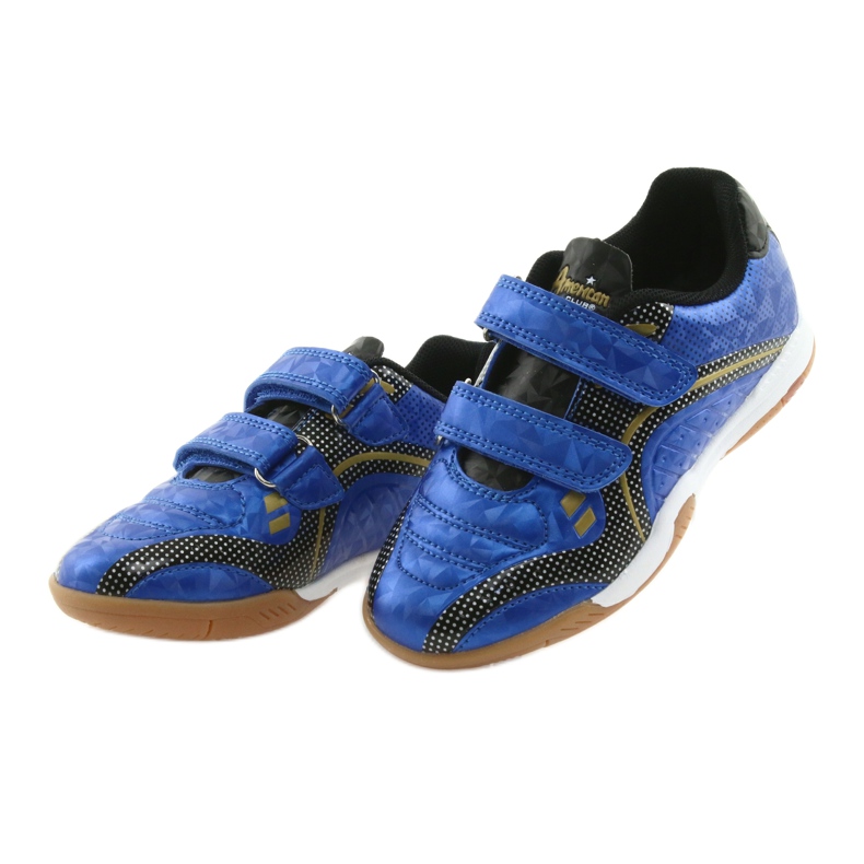 American Club Royal inomhus sporthall svart blå gul 3