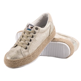 Betler Moderiktiga Espadrilles -sneakers gul 1