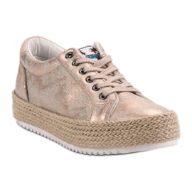 Betler Moderiktiga Espadrilles -sneakers rosa 1