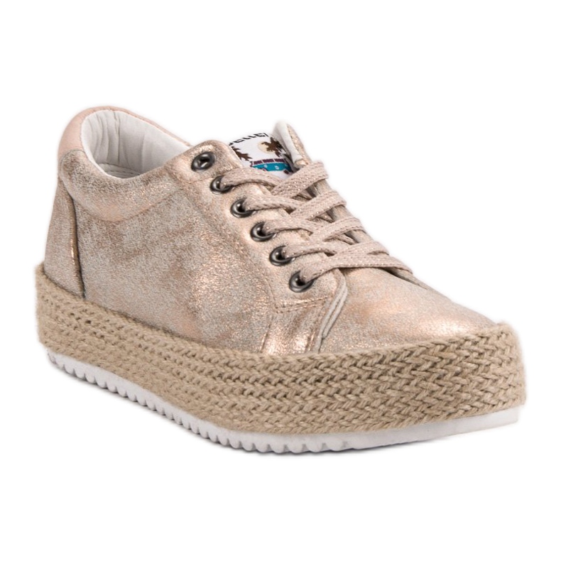 Betler Moderiktiga Espadrilles -sneakers rosa 1