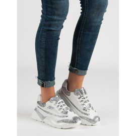 Sportskor med glitter VICES vit 2