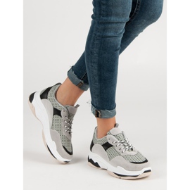 Kylie Sneakers på plattformen grå 1