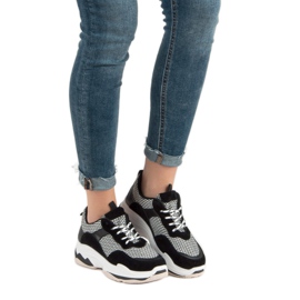 Kylie Sneakers på plattformen svart 1