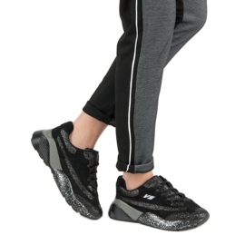 Sportskor med glitter VICES svart 1