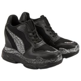 Svarta sneakers med glitter VICES 2