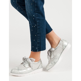 Vices Skor bundna med ett band grå 2