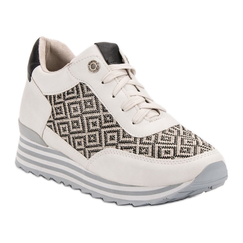 Aclys Sneakers med mönster brun 1