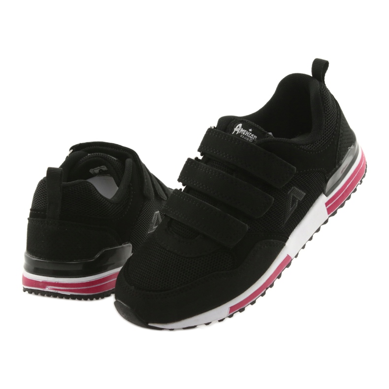 American Club 5 lädersula, svart 4