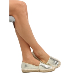 Metallguld Espadrilles A645-ESP-1 Guld gyllene 1