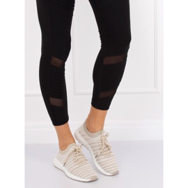 Beige HY2812 Beige sportskor 1