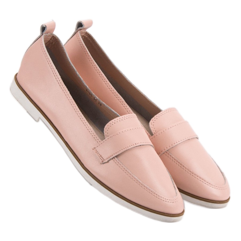 Mazaro Rosa läderloafers 1