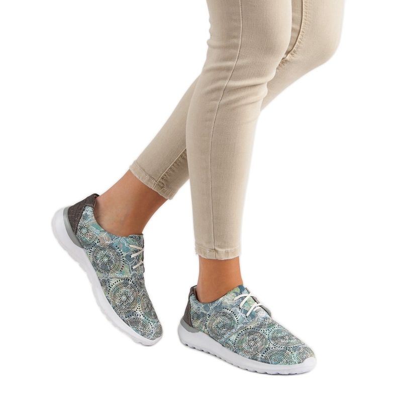 Filippo Läder sportskor mångfärgad 1