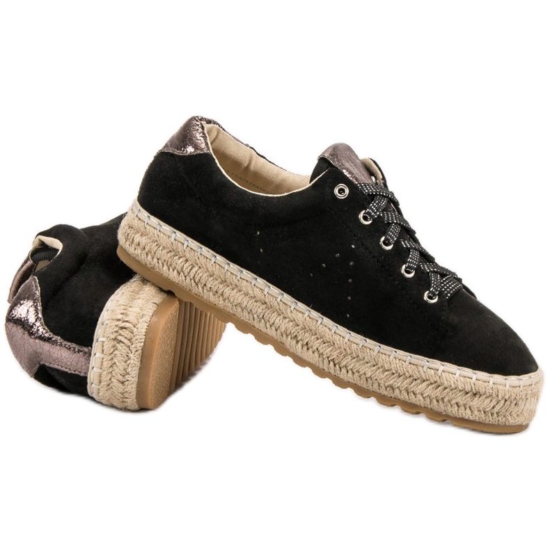Seastar Bundet Espadrilles svart 1