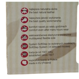 Dampumps i läder med flexibel sula Arka 5137 beige 7