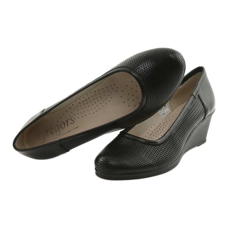 Skor för kvinnor wedge Gregors 763 svart 5
