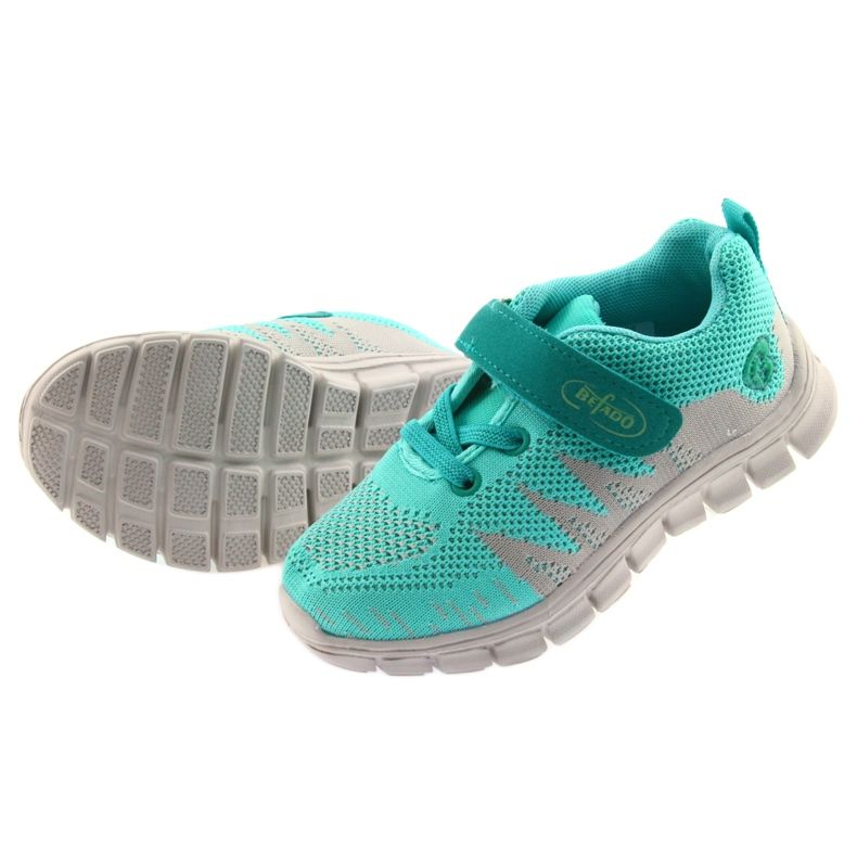 Befado barnskor upp till 23 cm 516X027 grå grön 5