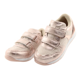 Różowe Sneakers American Club ES25 guld rosa 3
