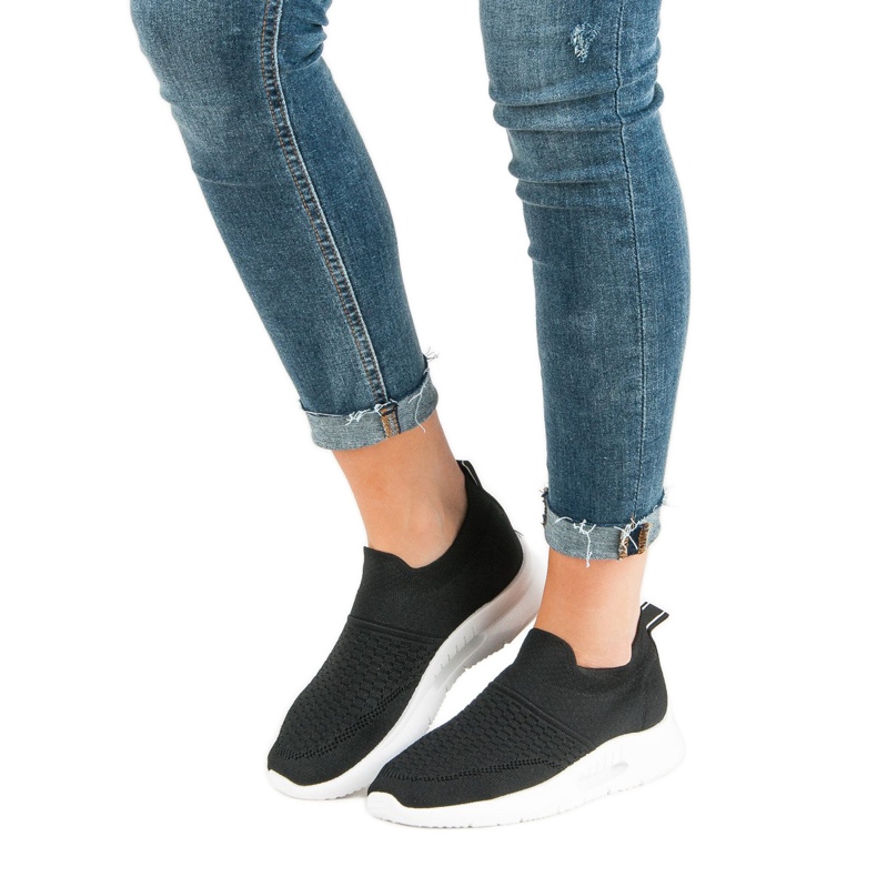 Textil sportskor svart 1