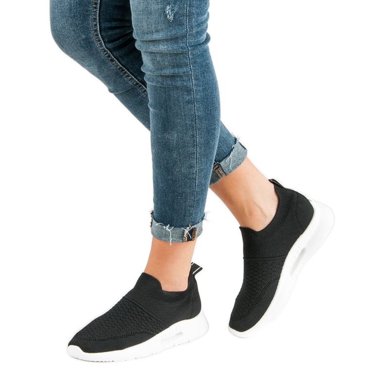 Textil sportskor svart 2