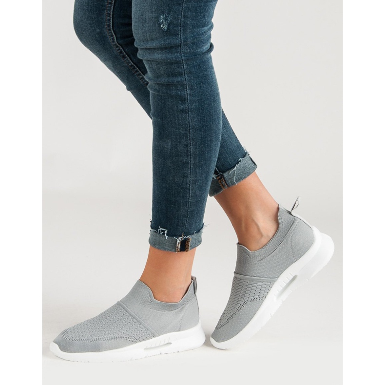 Textil sportskor grå 1