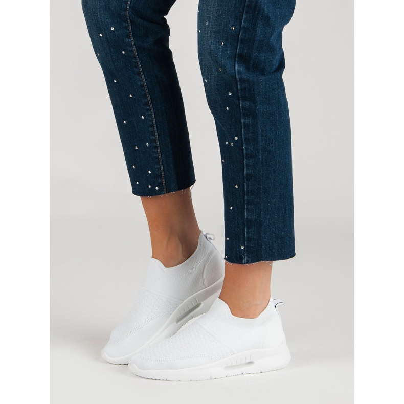 Textil sportskor vit 2