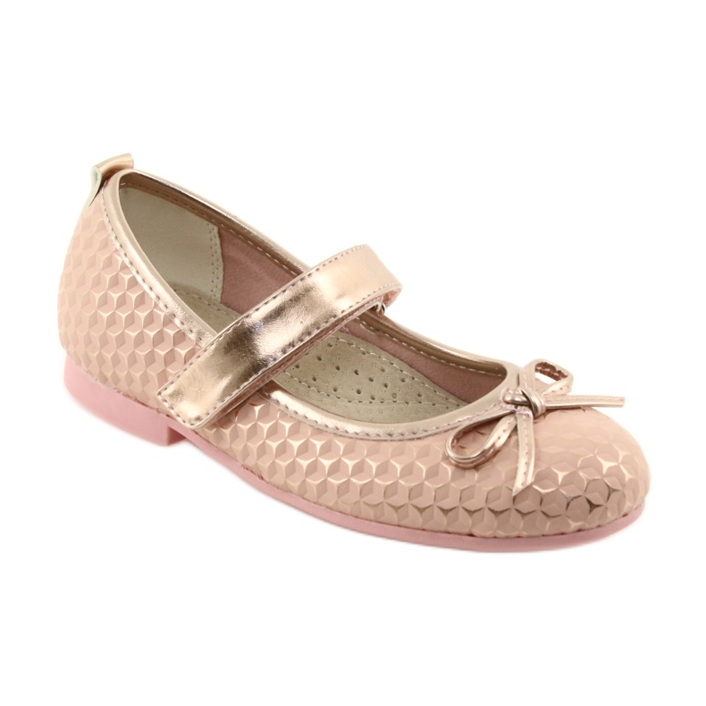 Ballerinas flickbåge American Club GC16 gul rosa 1