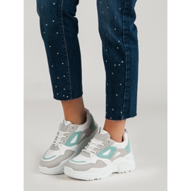 Sneakers på plattformen vit 2