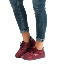 Ideal Shoes Slip-on sportskor röd 1