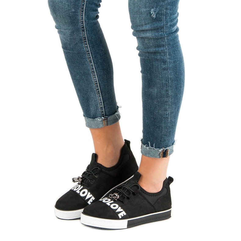 Bestelle Love Slip-On sportskor svart 1