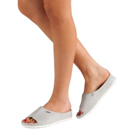 Bekväma VINCEZA tofflor grå 2