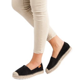 Svart mocka Espadrilles 2