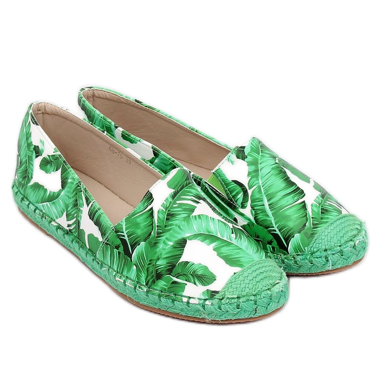 Gröna damas espadriller 68-75 Grön 2
