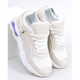 Beige BL149 Beige sportskor 1