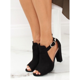 Pumpar med öppet finger svart 368-2 Svart 1