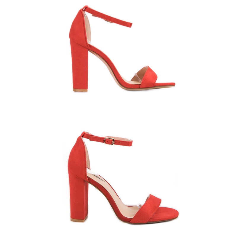 Seastar Sexiga sandaler på en bar röd 2