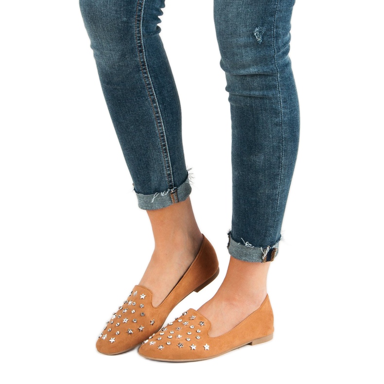 Kamelherrar med ornament brun 1